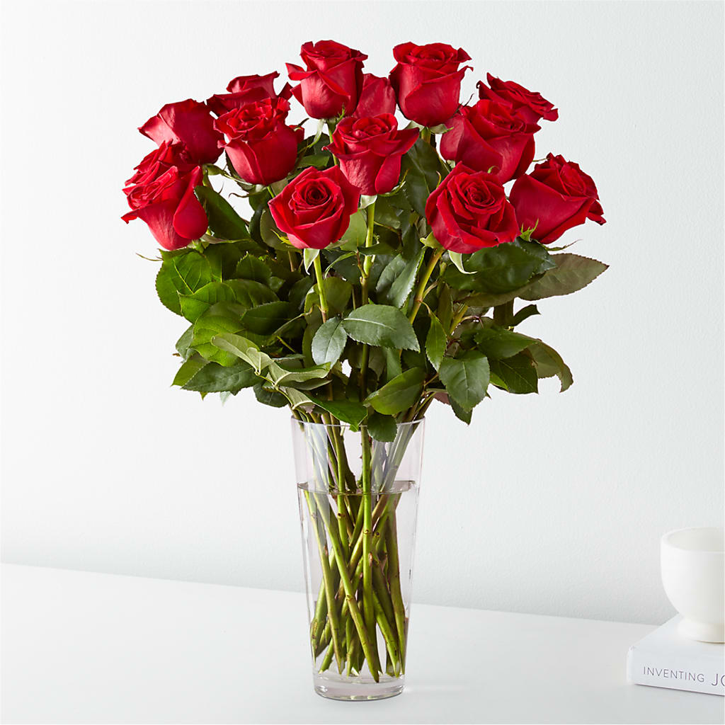 Long Stem Red Rose Bouquet – Flowers By Louise, Wasilla AK