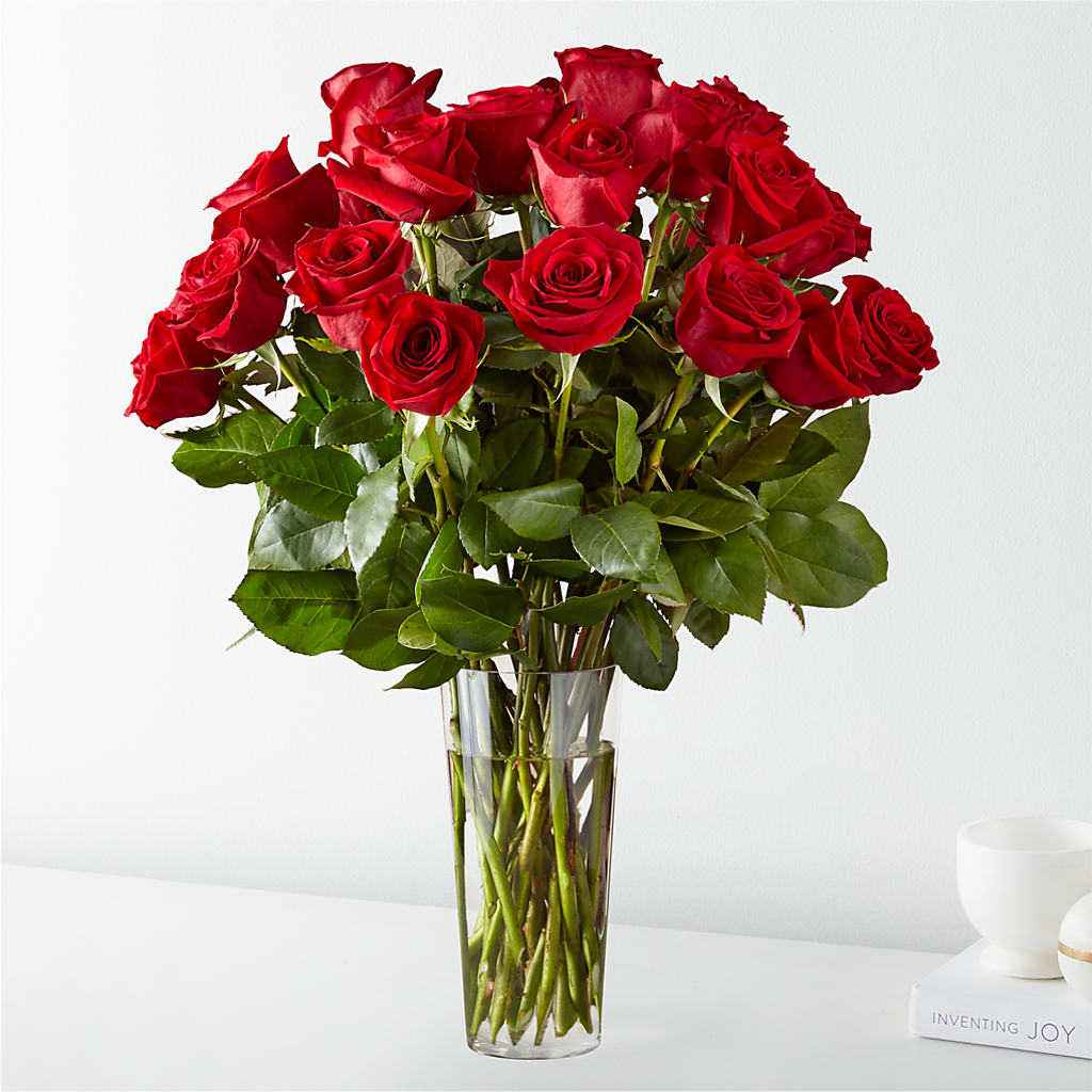 Long Stem Red Rose Bouquet – Flowers By Louise, Wasilla AK