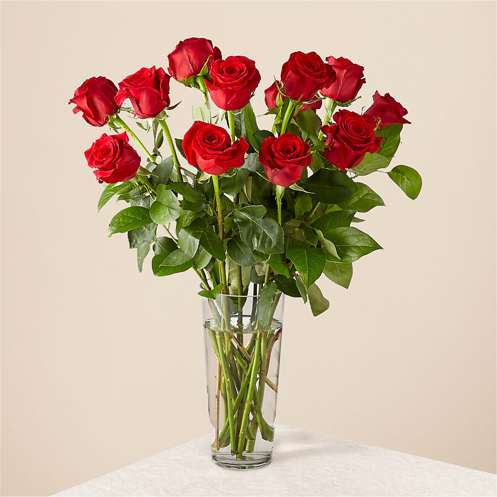 Long Stem Red Rose Bouquet – Flowers By Louise, Wasilla AK