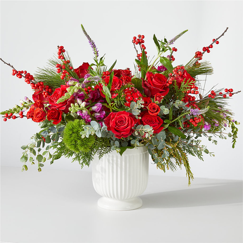 Big Red Bow Bouquet – Flowers By Louise, Wasilla AK