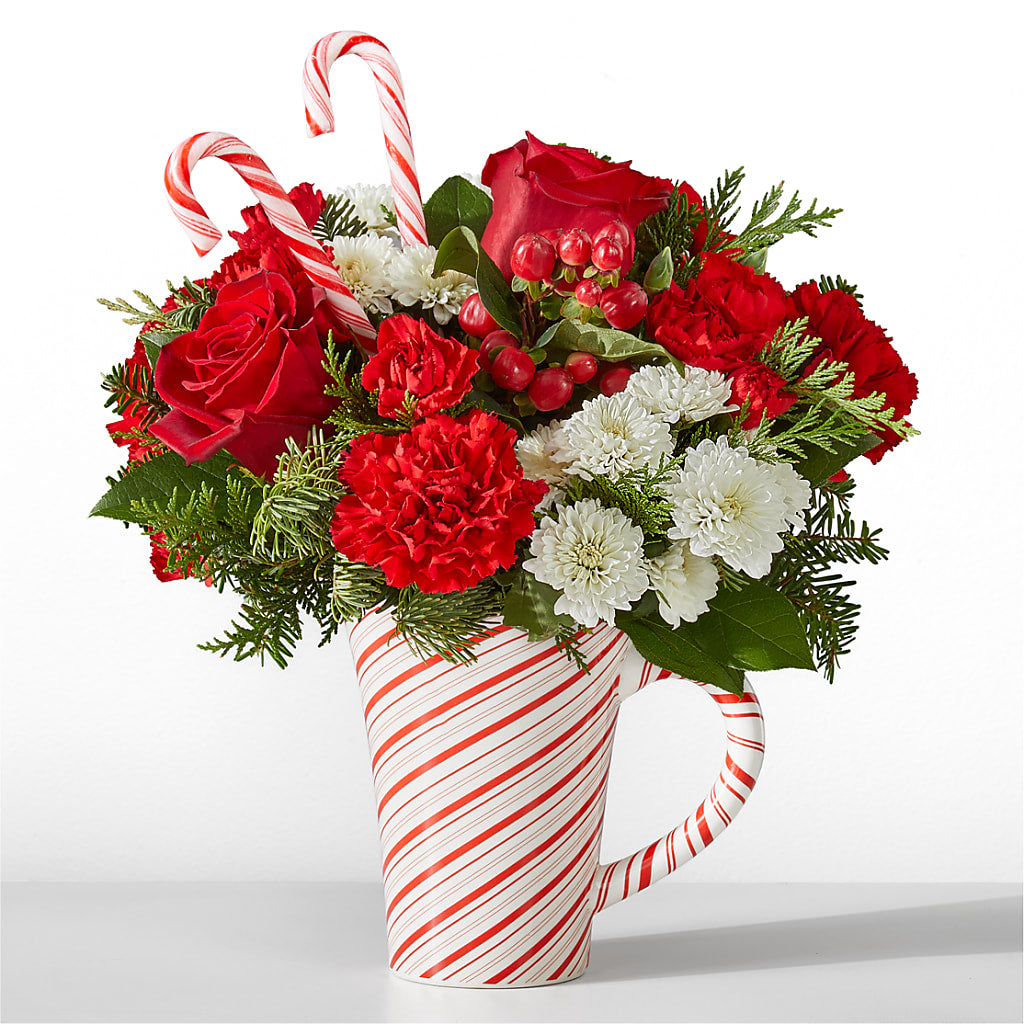 Peppermint Swirl Mug – Flowers By Louise, Wasilla AK