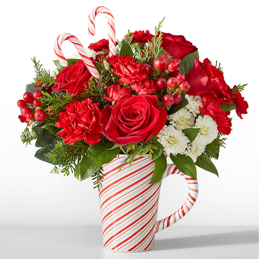 Peppermint Swirl Mug – Flowers By Louise, Wasilla AK