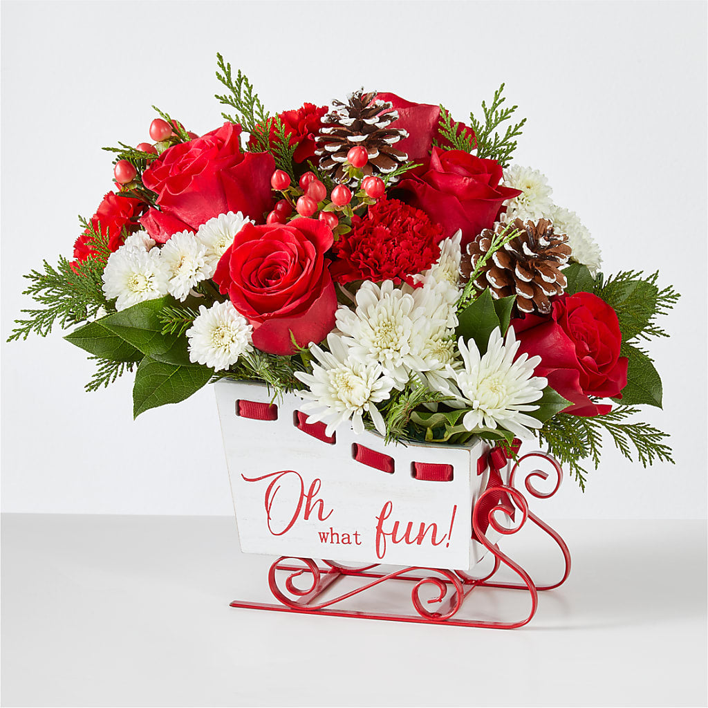 Sleigh Bells Bouquet – Flowers By Louise, Wasilla AK
