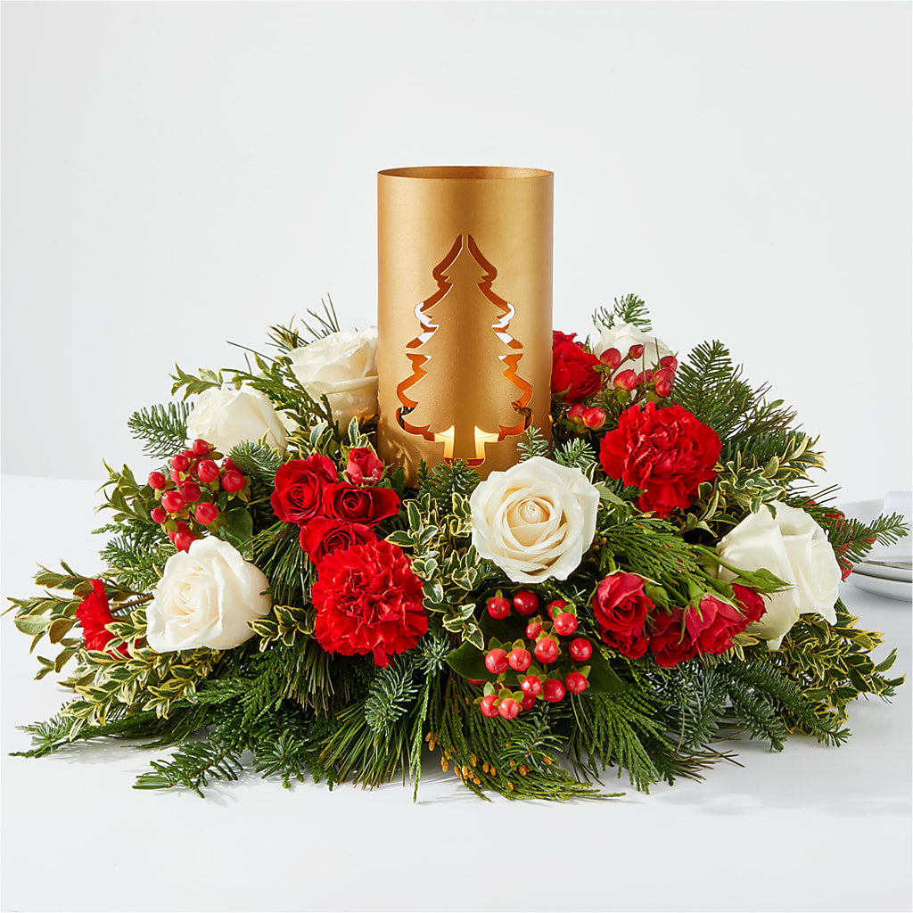 December Dreams Centerpiece – Flowers By Louise, Wasilla AK