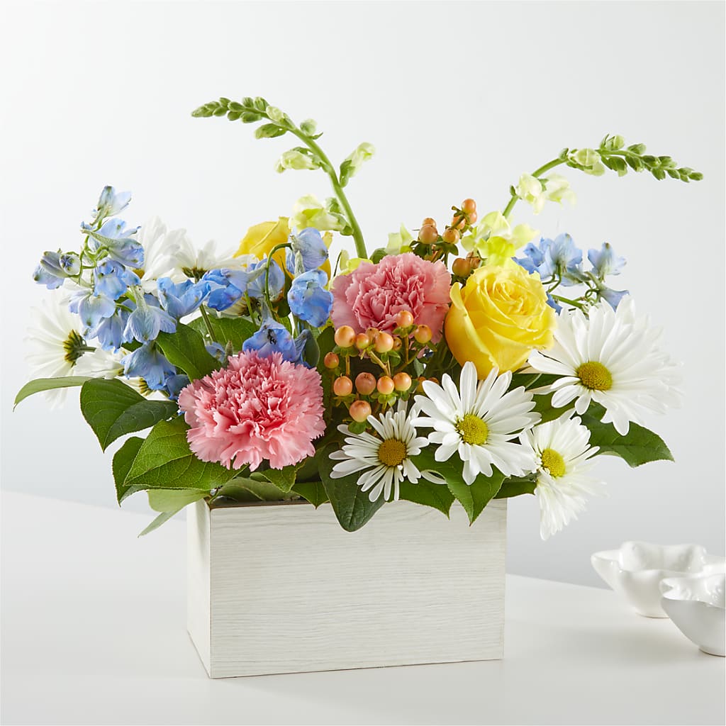 Sun Salutation Box Bouquet – Flowers By Louise, Wasilla AK