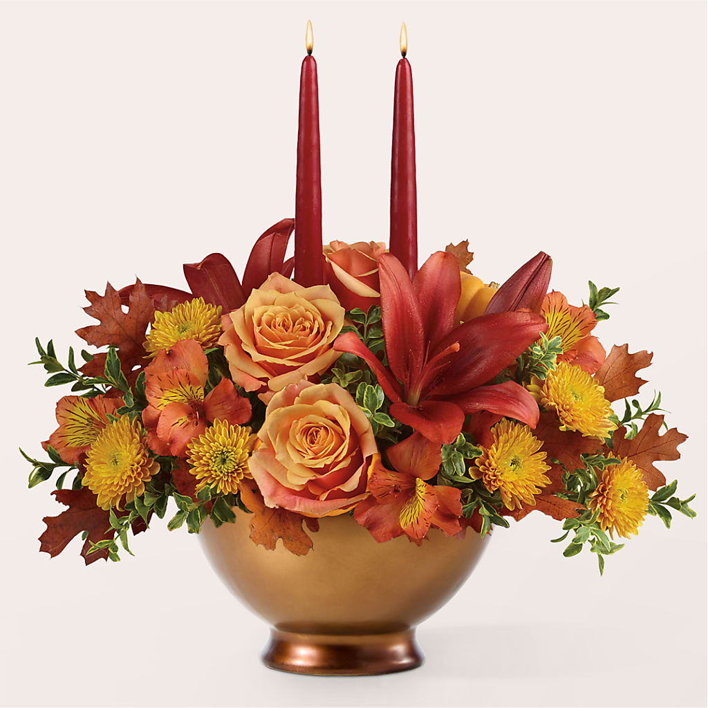 Harvest Table Centerpiece – Flowers By Louise, Wasilla AK