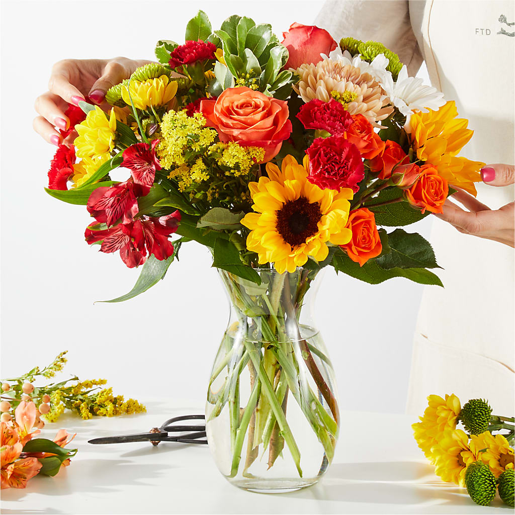 Fall Delight – A Florist Original – Flowers By Louise, Wasilla AK