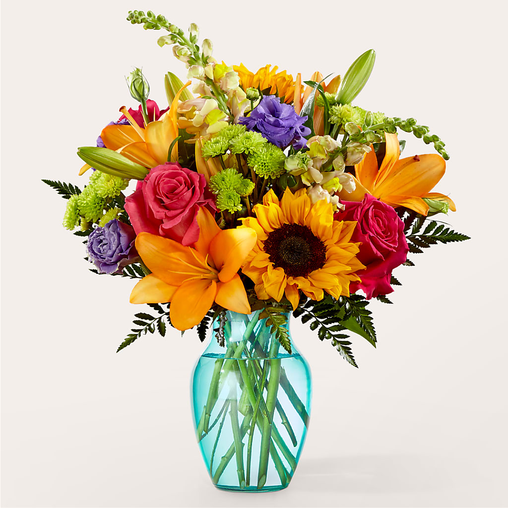 Double Rainbow Bouquet – Flowers By Louise, Wasilla AK