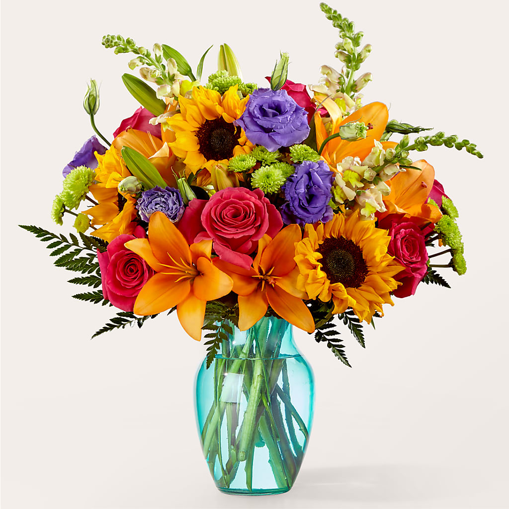 Double Rainbow Bouquet – Flowers By Louise, Wasilla AK