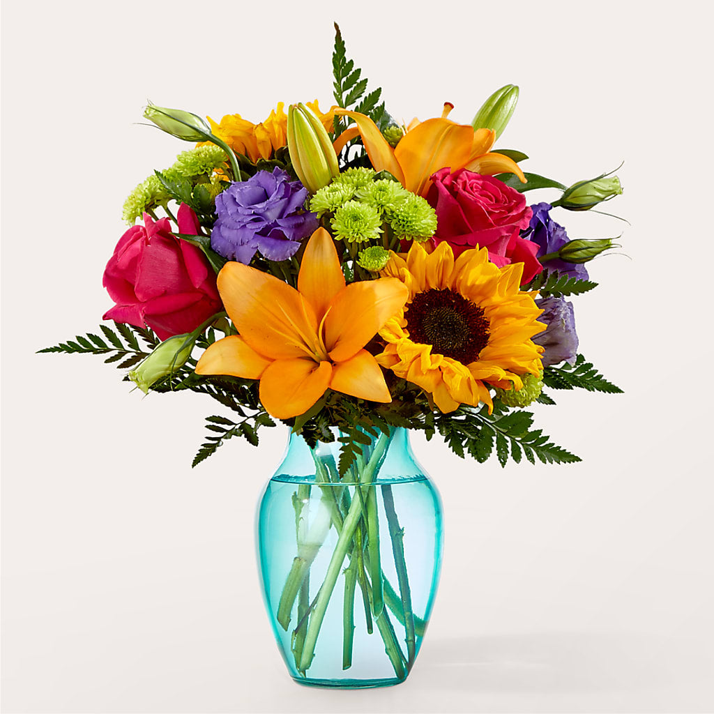 Double Rainbow Bouquet – Flowers By Louise, Wasilla AK