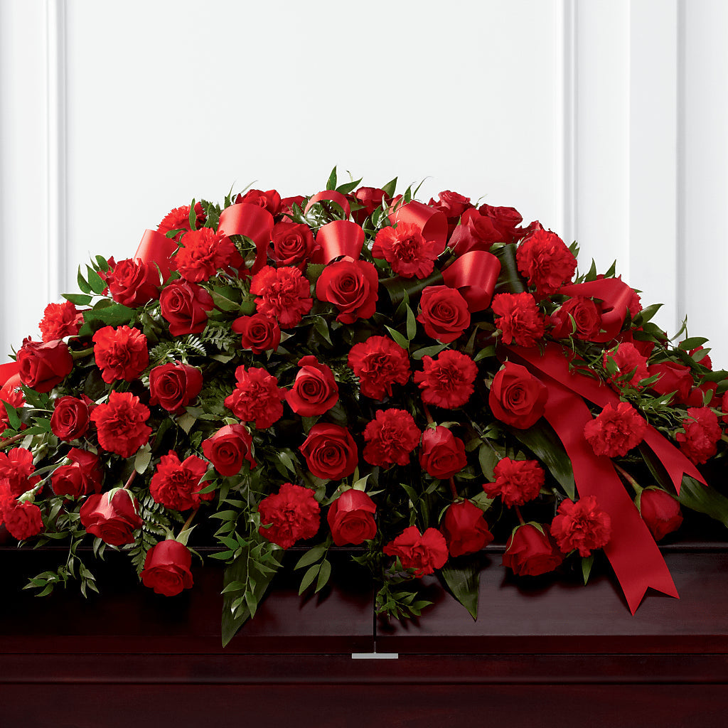 Tribute of Life Casket Spray – Flowers By Louise, Wasilla AK