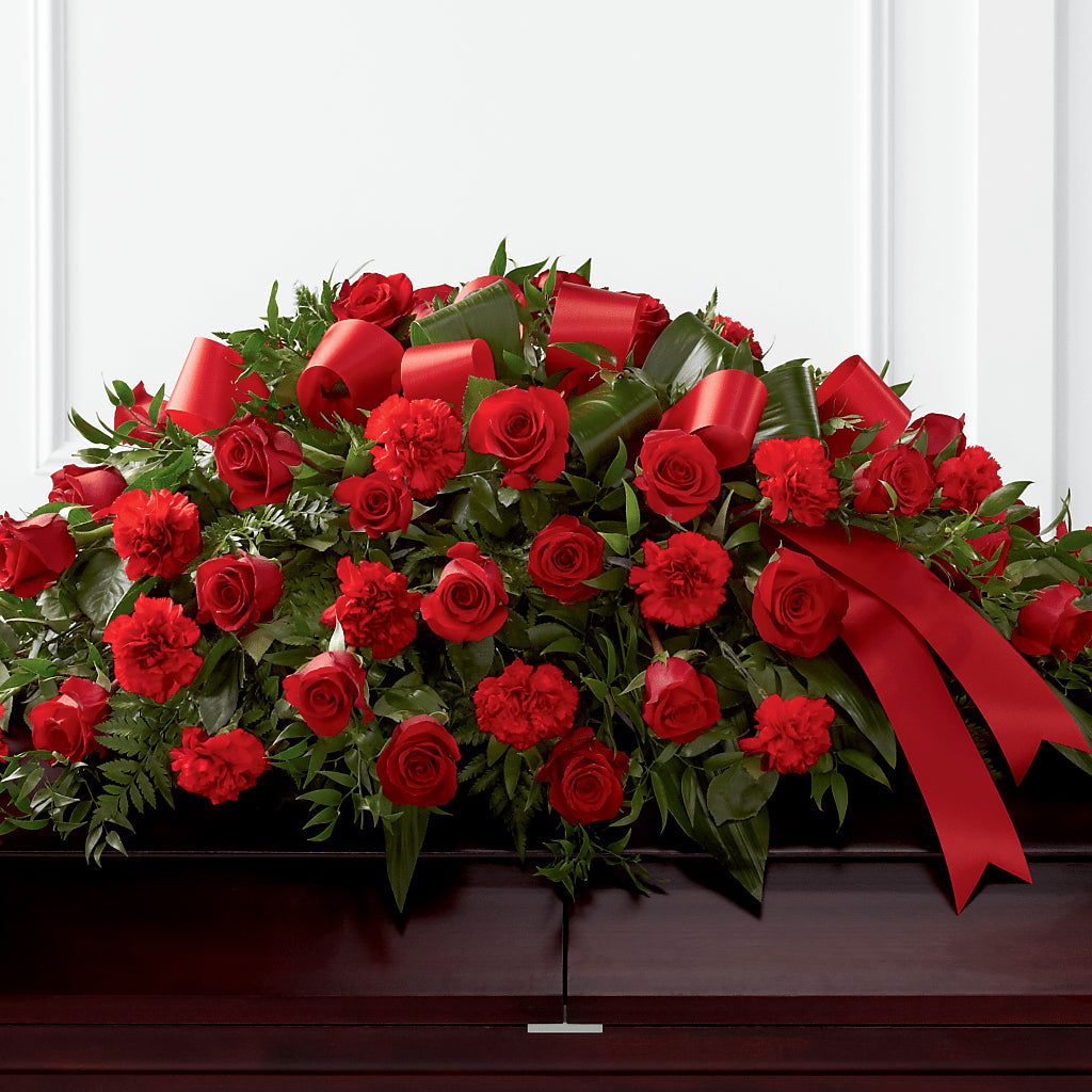 Tribute of Life Casket Spray – Flowers By Louise, Wasilla AK