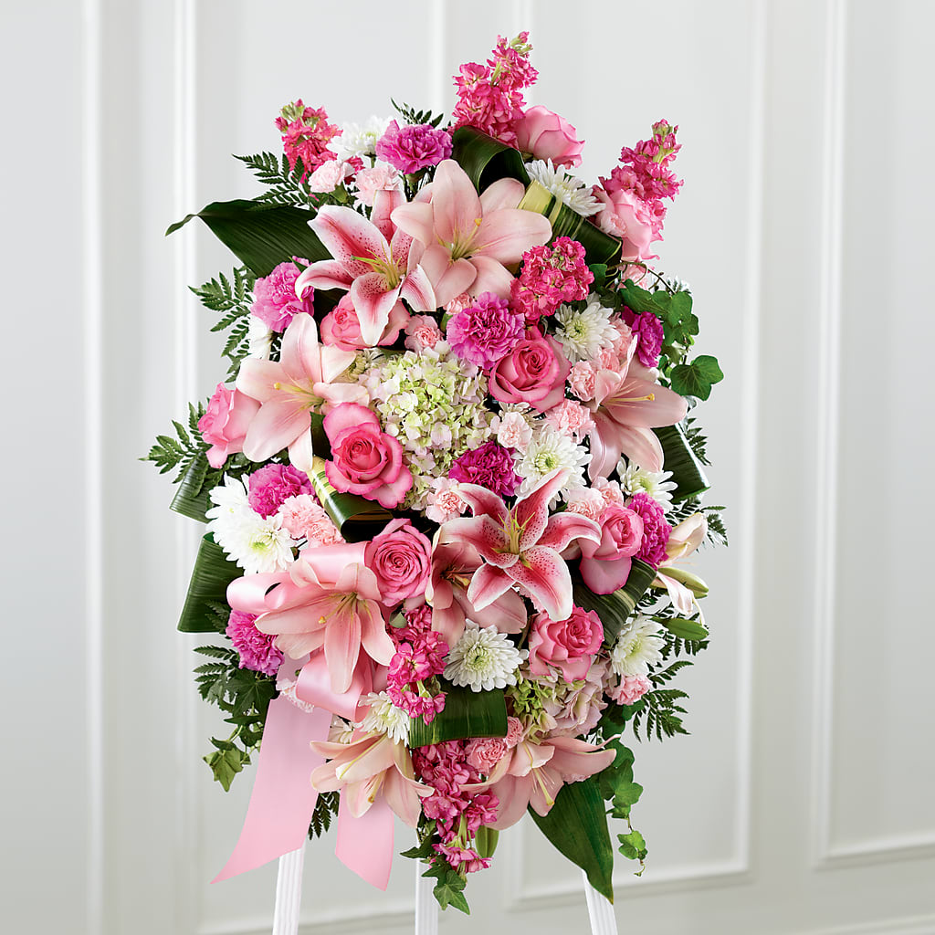 Comforting Standing Spray – Flowers By Louise, Wasilla AK