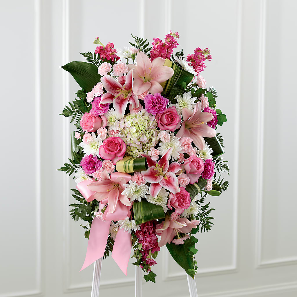 Comforting Standing Spray – Flowers By Louise, Wasilla AK
