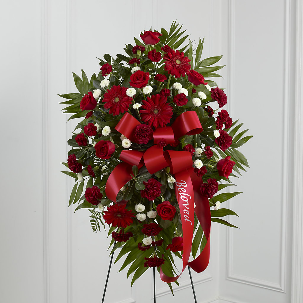 Treasured Memories Standing Spray – Flowers By Louise, Wasilla AK