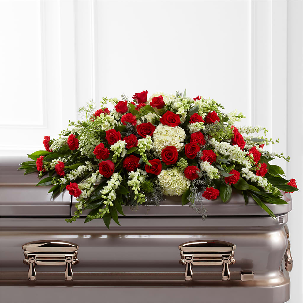 Sincerity Casket Spray – Flowers By Louise, Wasilla AK