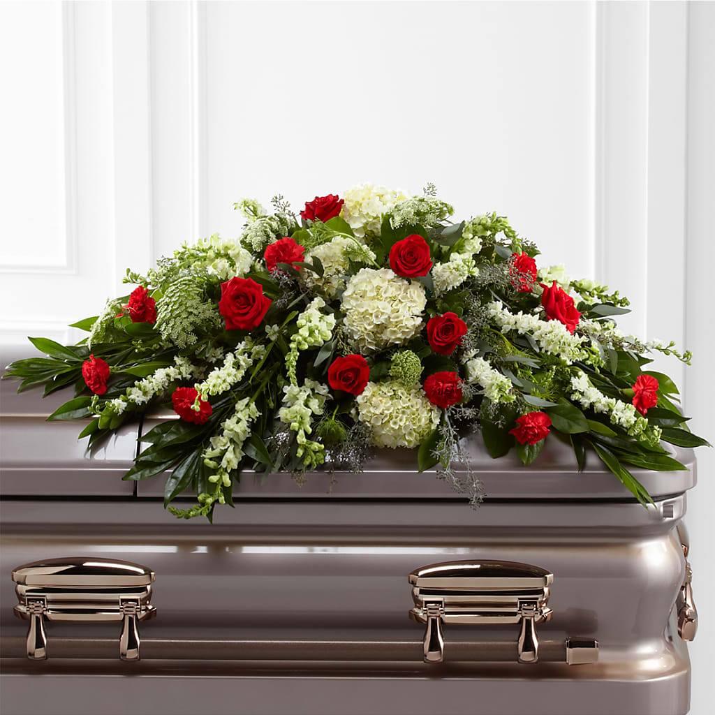 Sincerity Casket Spray – Flowers By Louise, Wasilla AK