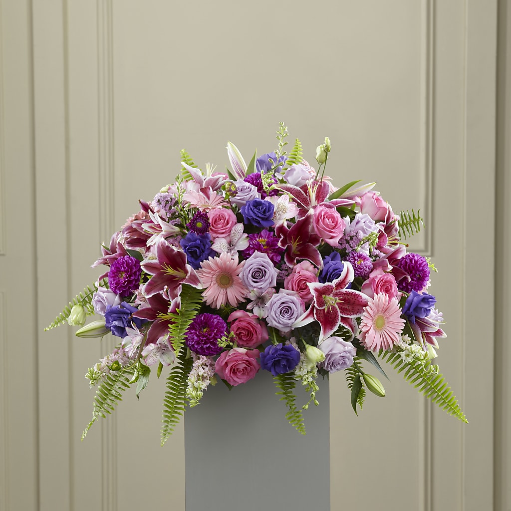 Fare Thee Well Pedestal – Flowers By Louise, Wasilla AK