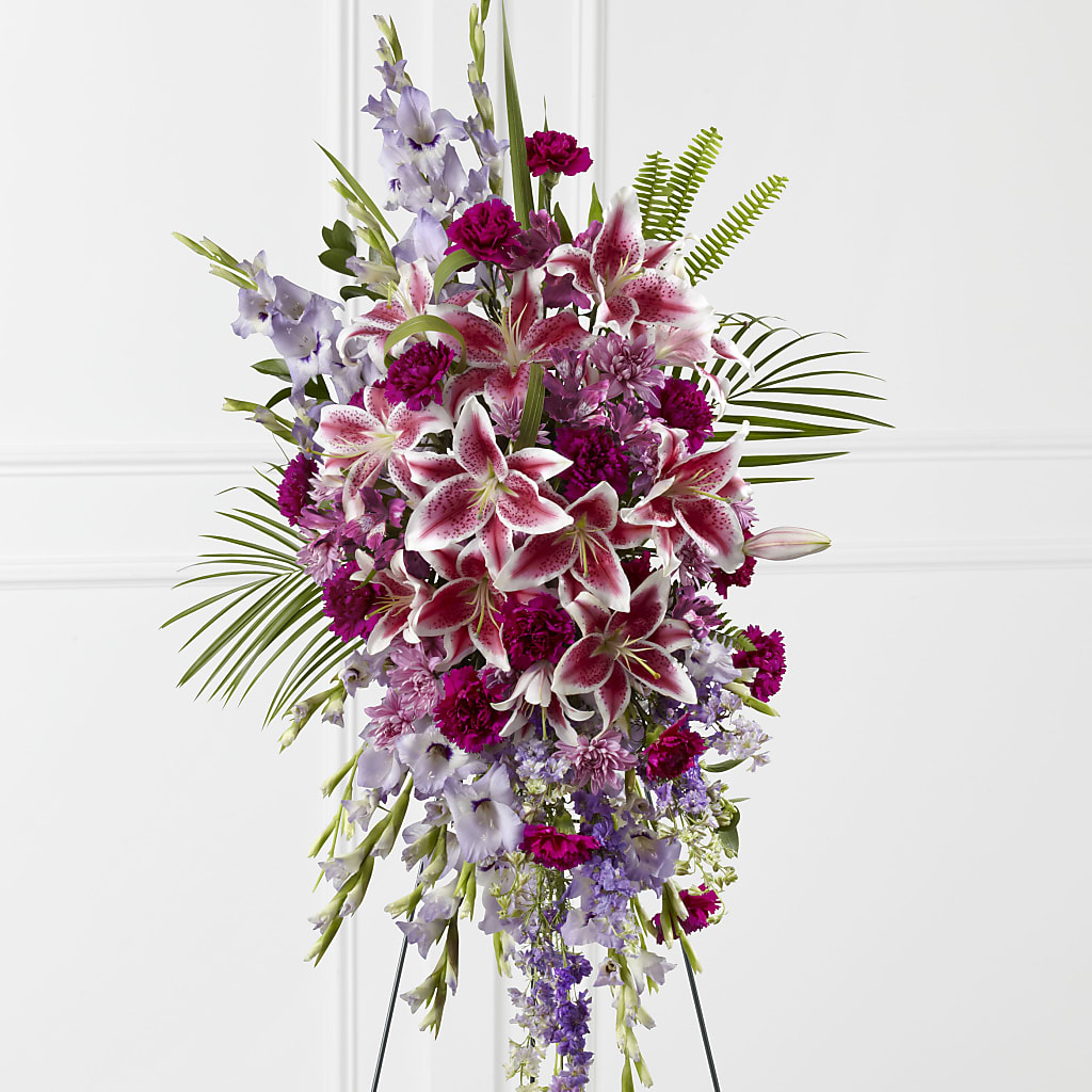 Tender Touch Standing Spray – Flowers By Louise, Wasilla AK