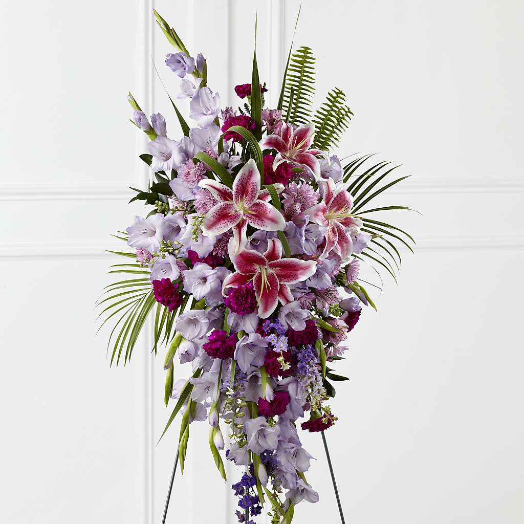 Tender Touch Standing Spray – Flowers By Louise, Wasilla AK