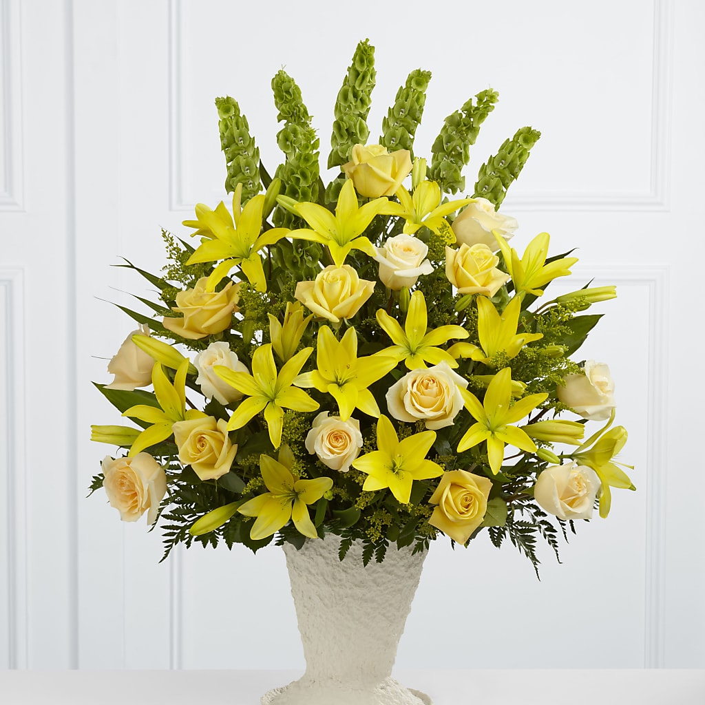 Golden Memories Arrangement – Flowers By Louise, Wasilla AK