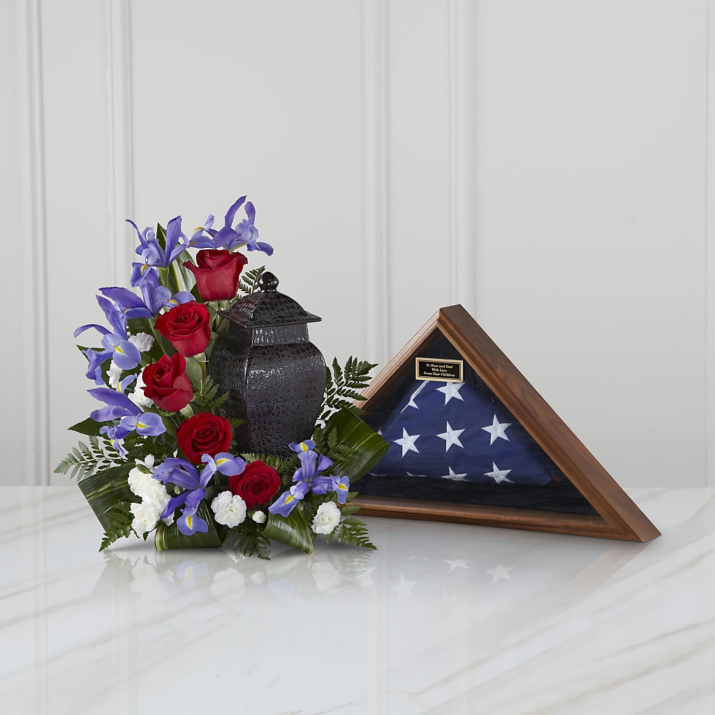 Patriotic Tribute Arrangement – Flowers By Louise, Wasilla AK
