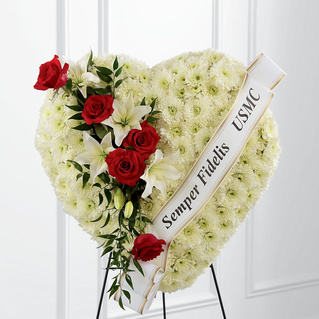 Heartfelt Hero Standing Heart – Flowers By Louise, Wasilla AK