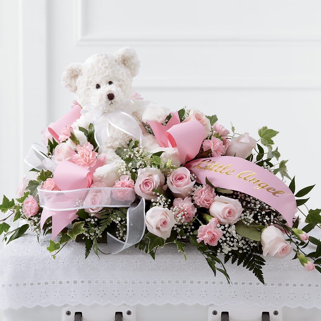 Touch of Sympathy Casket Spray – Flowers By Louise, Wasilla AK