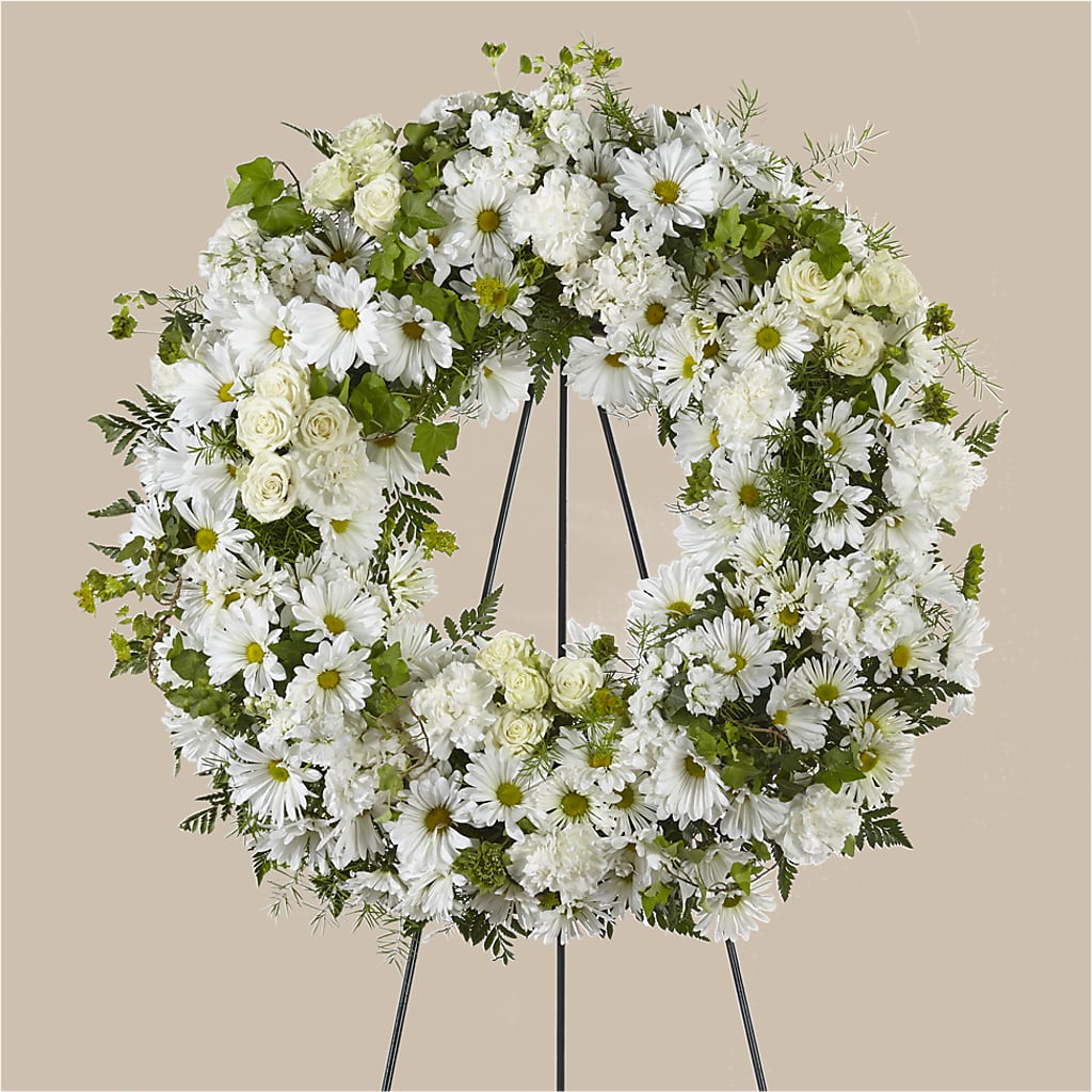 Faithful Wishes Wreath – Flowers By Louise, Wasilla AK