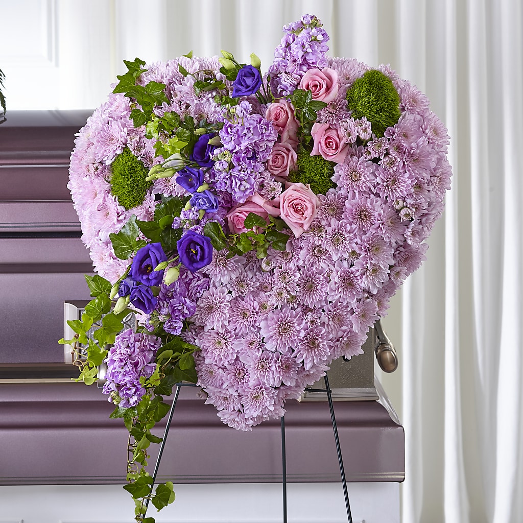 Treasured Love Standing Heart – Flowers By Louise, Wasilla AK