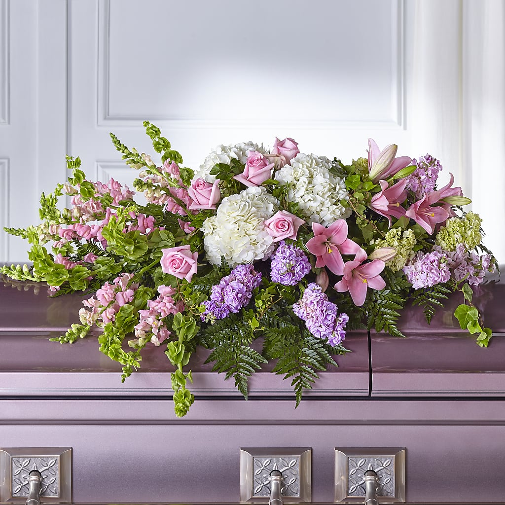 Life's Gratitude Casket Spray – Flowers By Louise, Wasilla AK
