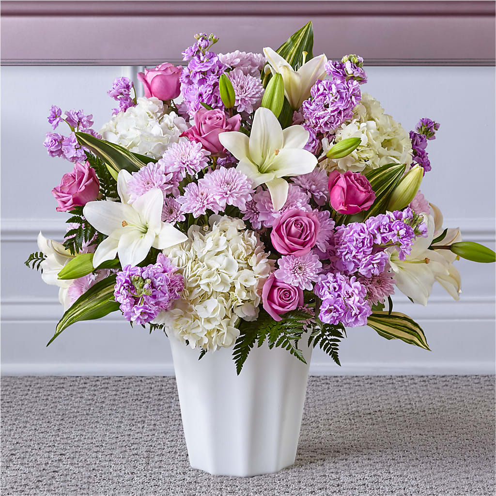 Heaven Sent Floor Basket – Flowers By Louise, Wasilla AK