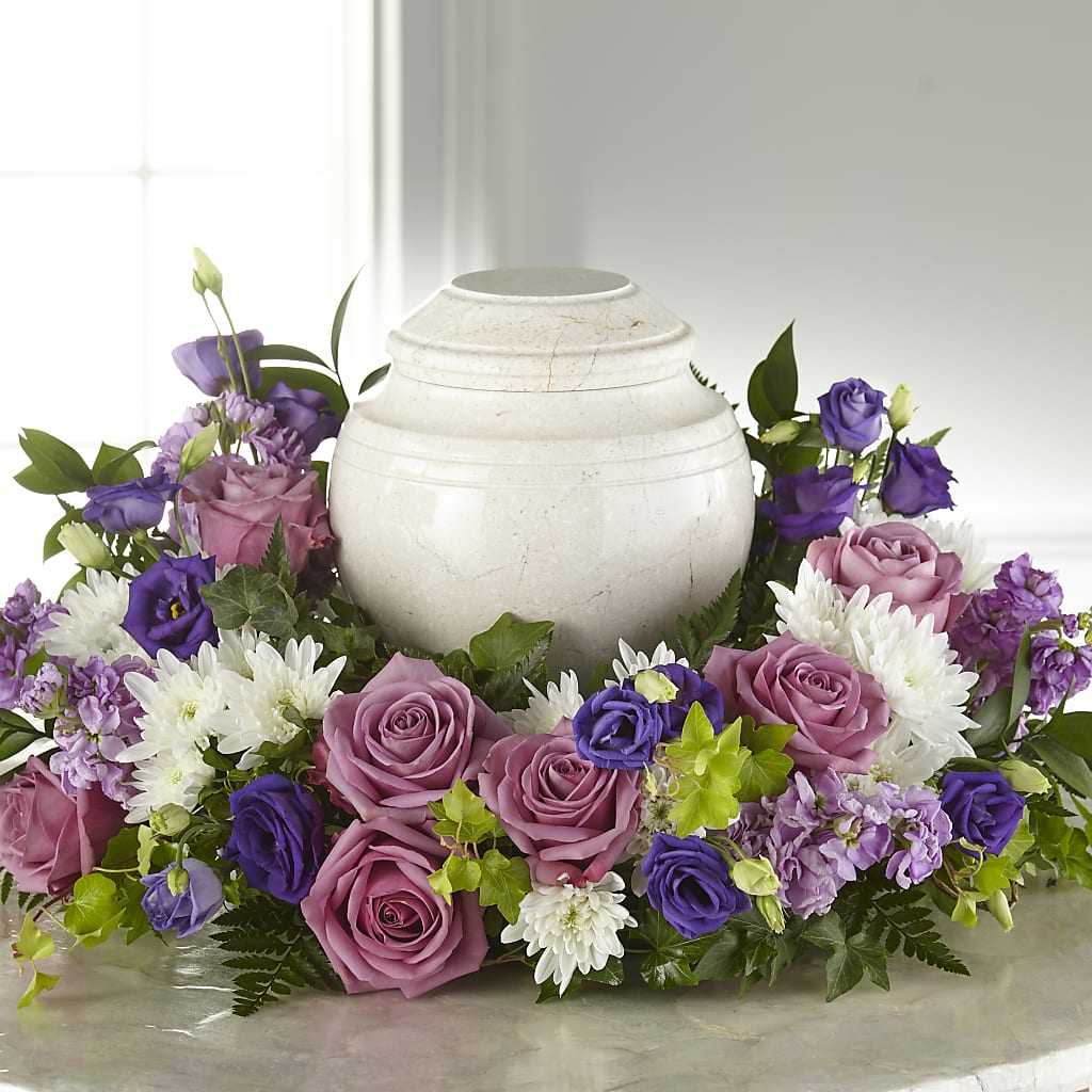 Blooming Sympathy Cremation Adornment – Flowers By Louise, Wasilla AK