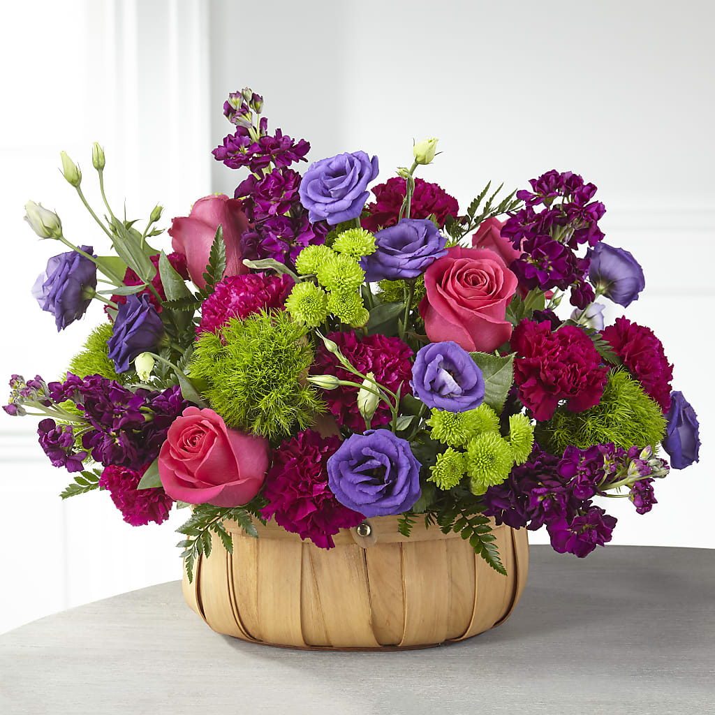 Serene Sanctuary Basket – Flowers By Louise, Wasilla AK