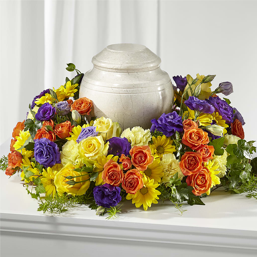 Blossoms of Remembrance Cremation Adornment – Flowers By Louise, Wasilla AK