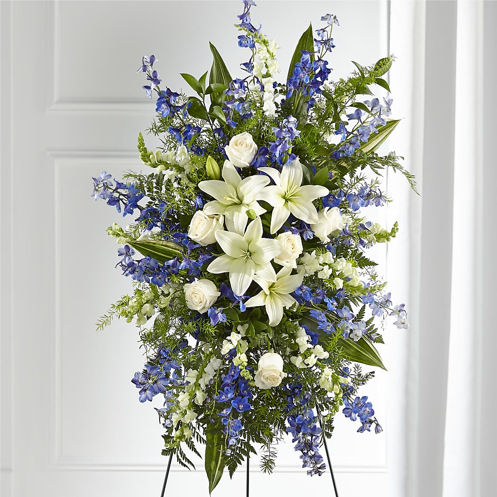 Faithful Friend Standing Spray – Flowers By Louise, Wasilla AK