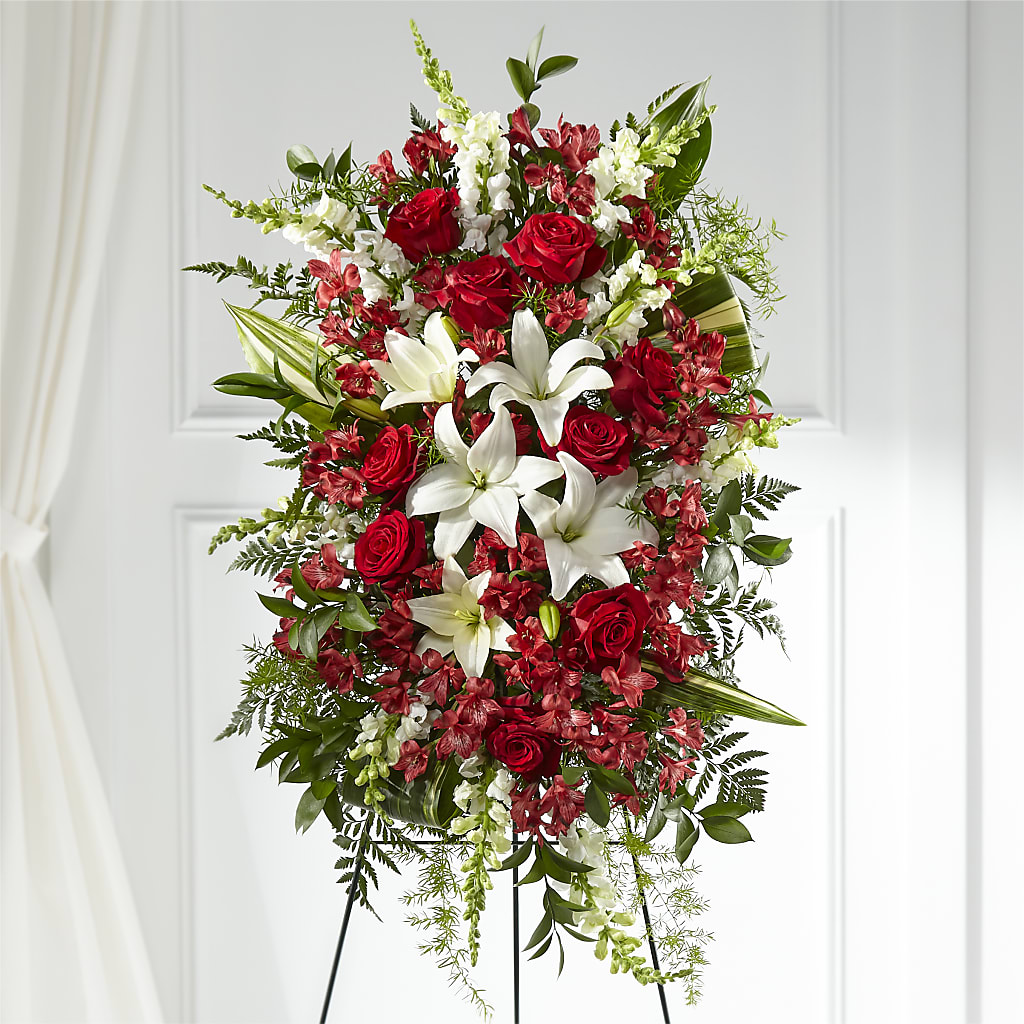 Everlasting Memory Standing Spray – Flowers By Louise, Wasilla AK