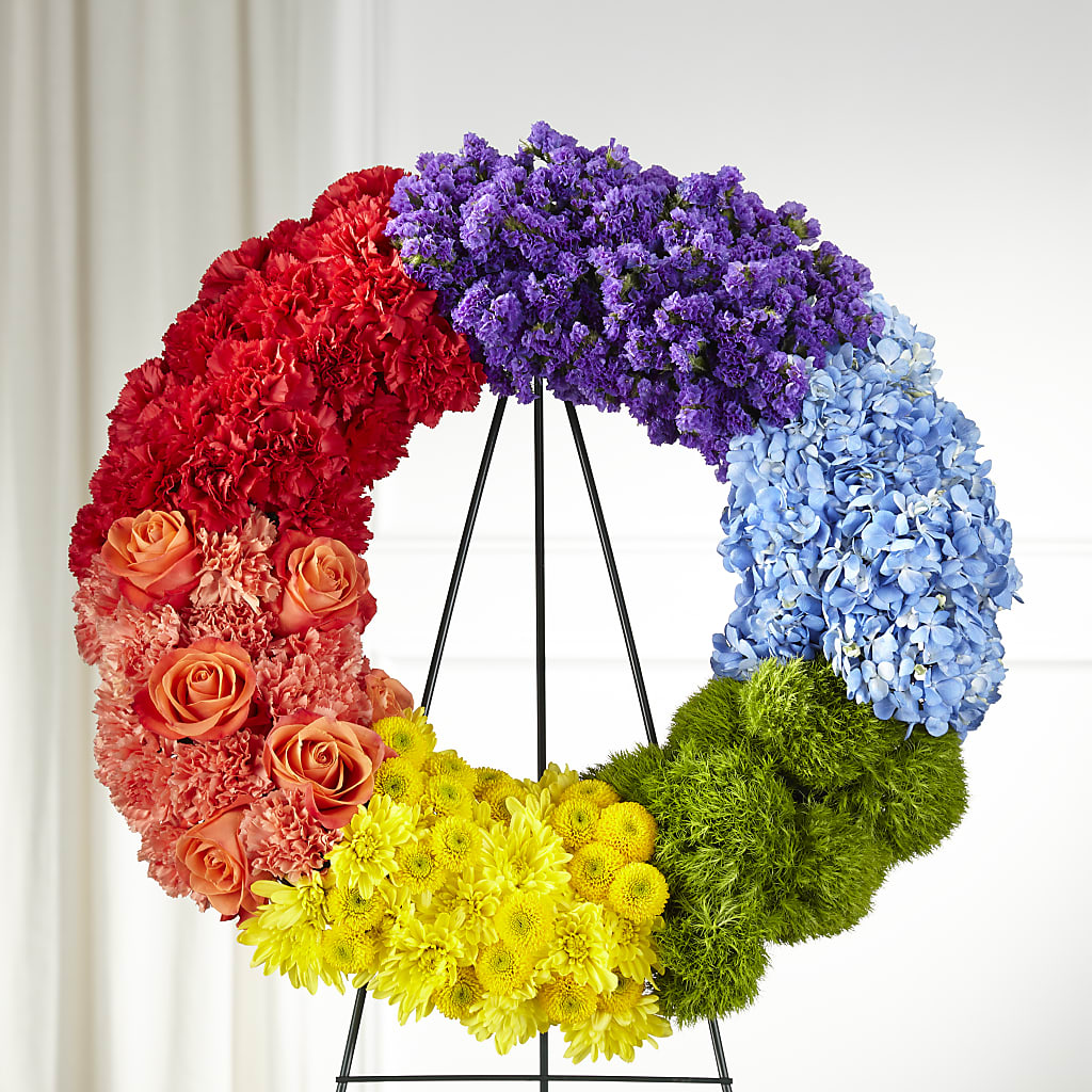 Circle of Love Wreath – Flowers By Louise, Wasilla AK