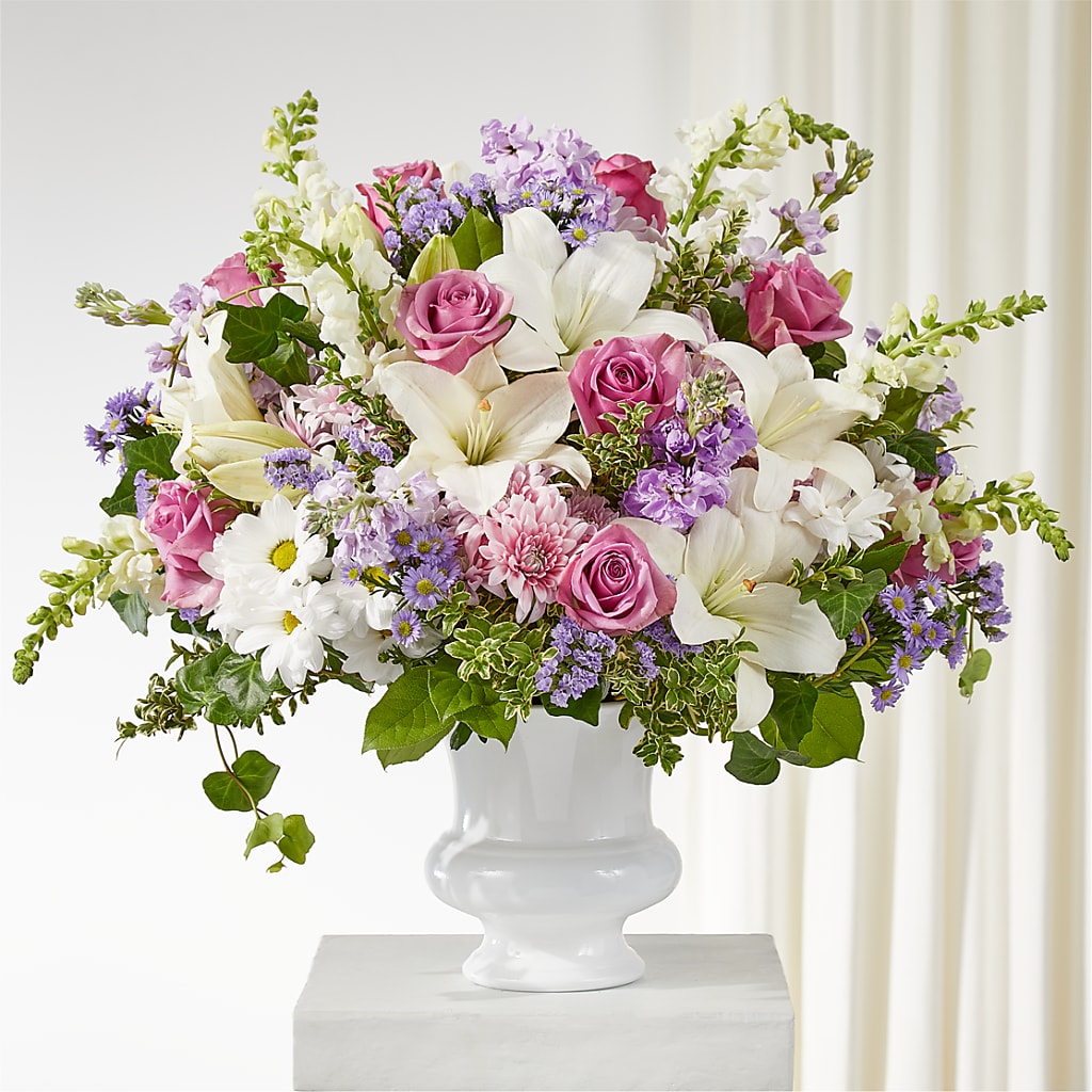 Remarkable Life Urn Arrangement – Flowers By Louise, Wasilla AK