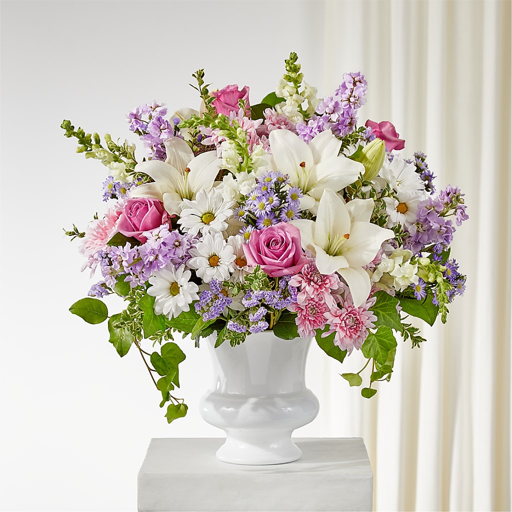 Remarkable Life Urn Arrangement – Flowers By Louise, Wasilla AK