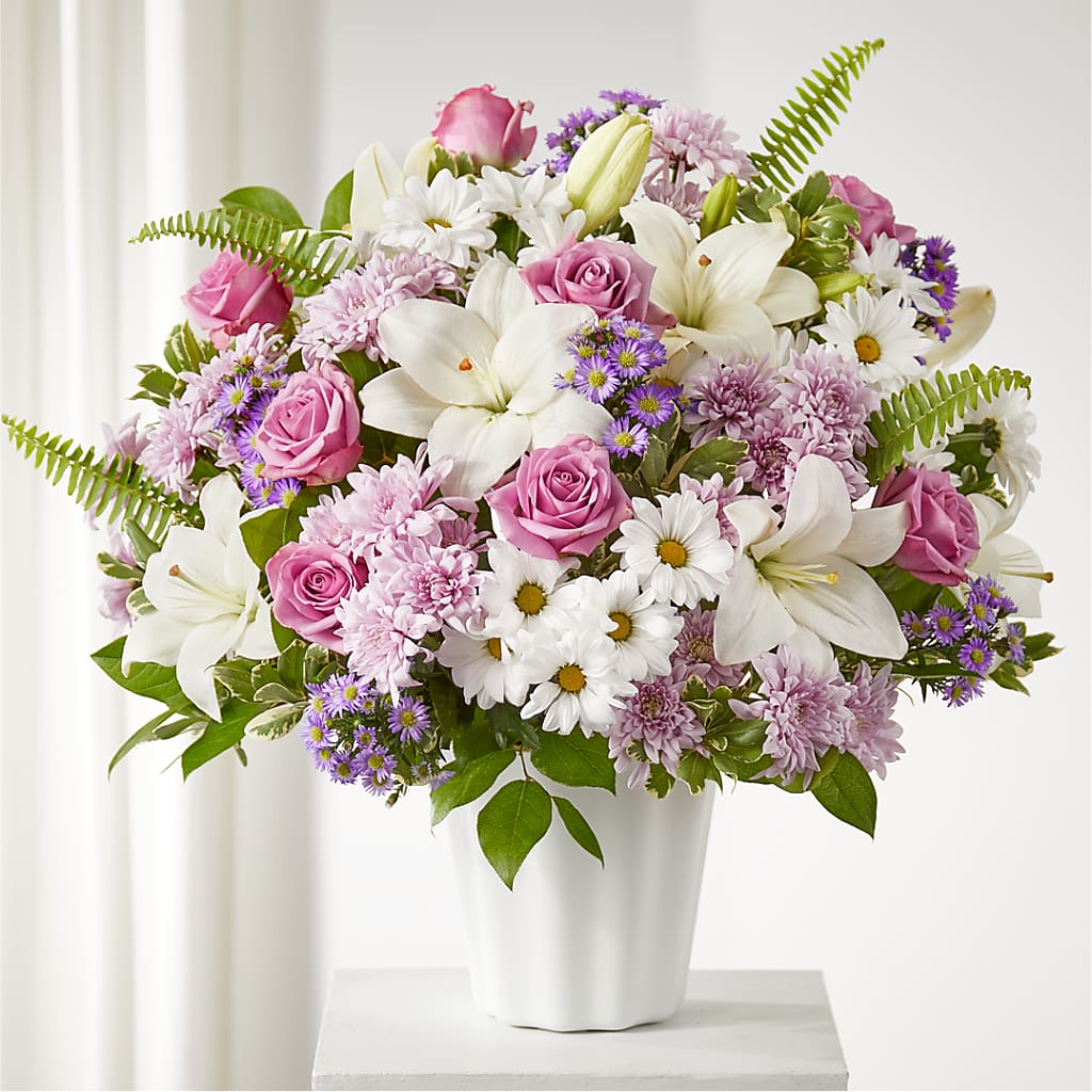 Warmest Thoughts Tabletop Basket – Flowers By Louise, Wasilla AK