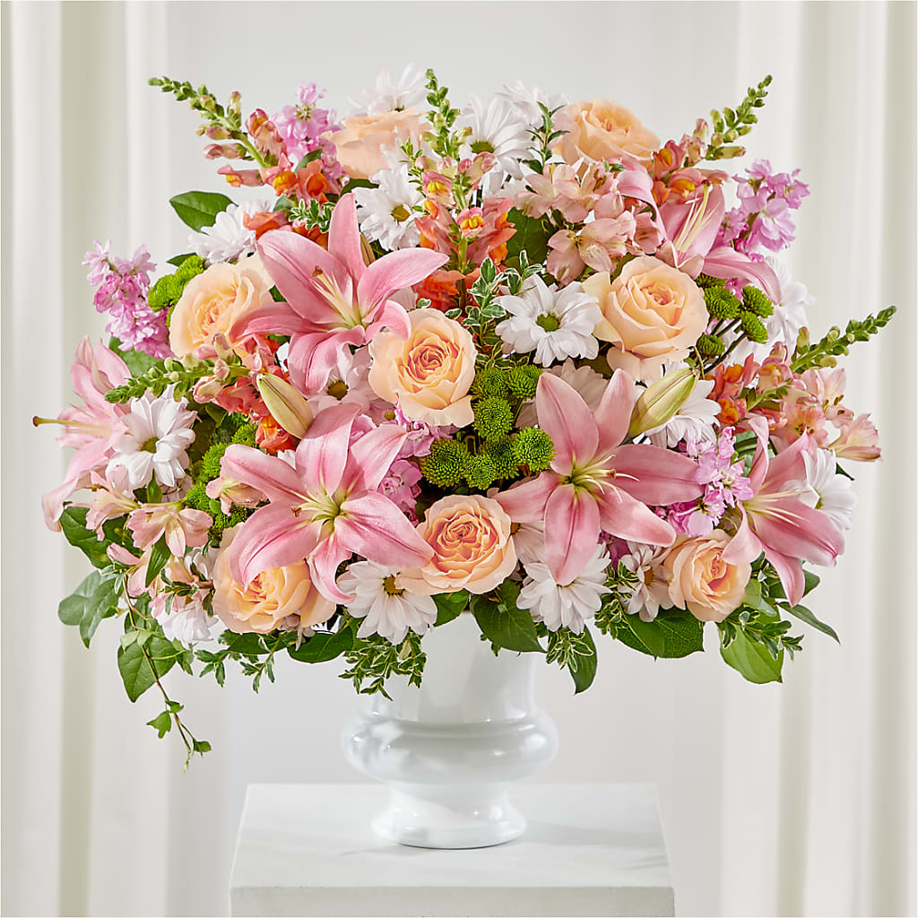 Heartfelt Gesture Urn Arrangement – Flowers By Louise, Wasilla AK