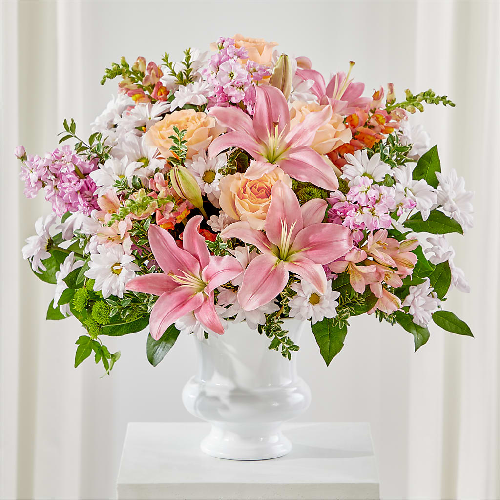 Heartfelt Gesture Urn Arrangement – Flowers By Louise, Wasilla AK