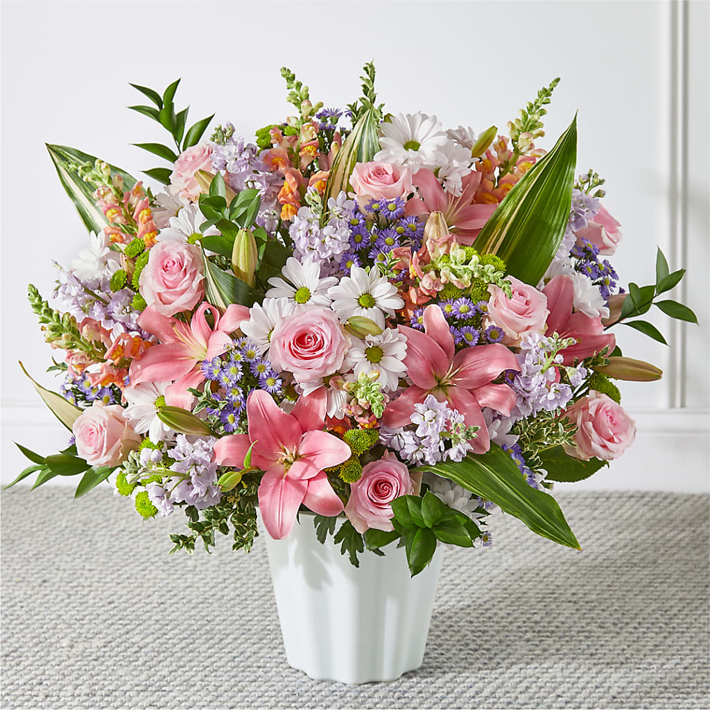 Abundant Compassion Floor Basket – Flowers By Louise, Wasilla AK