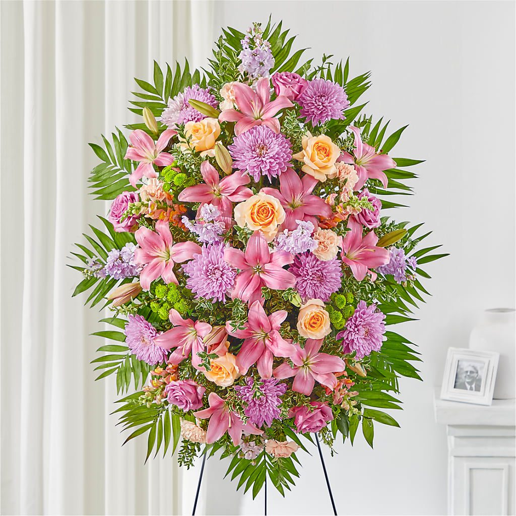 Love & Light Standing Spray – Flowers By Louise, Wasilla AK