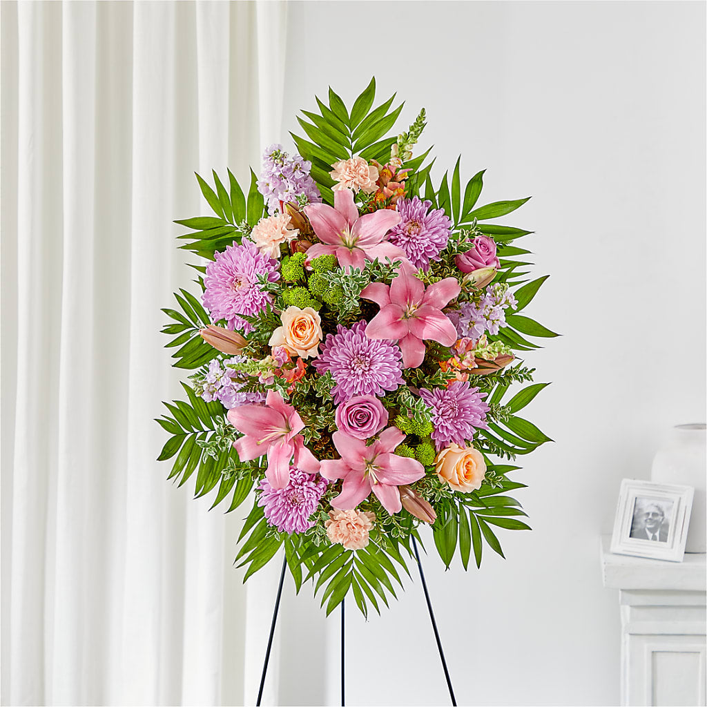 Love & Light Standing Spray – Flowers By Louise, Wasilla AK