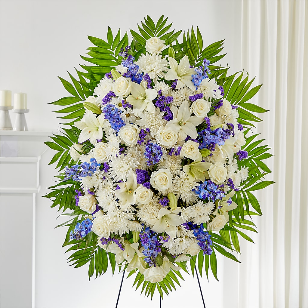 At Rest Standing Spray – Flowers By Louise, Wasilla AK