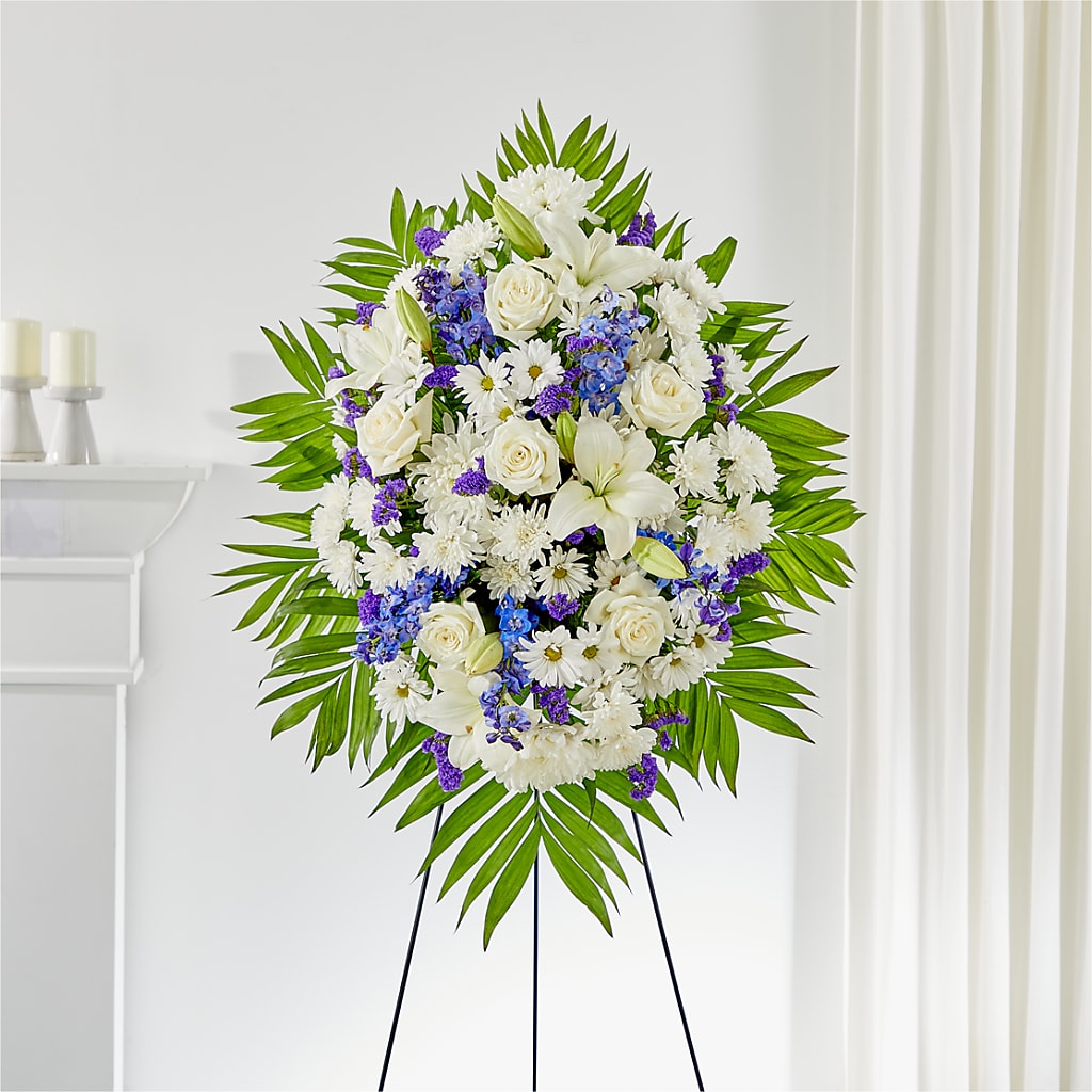 At Rest Standing Spray – Flowers By Louise, Wasilla AK