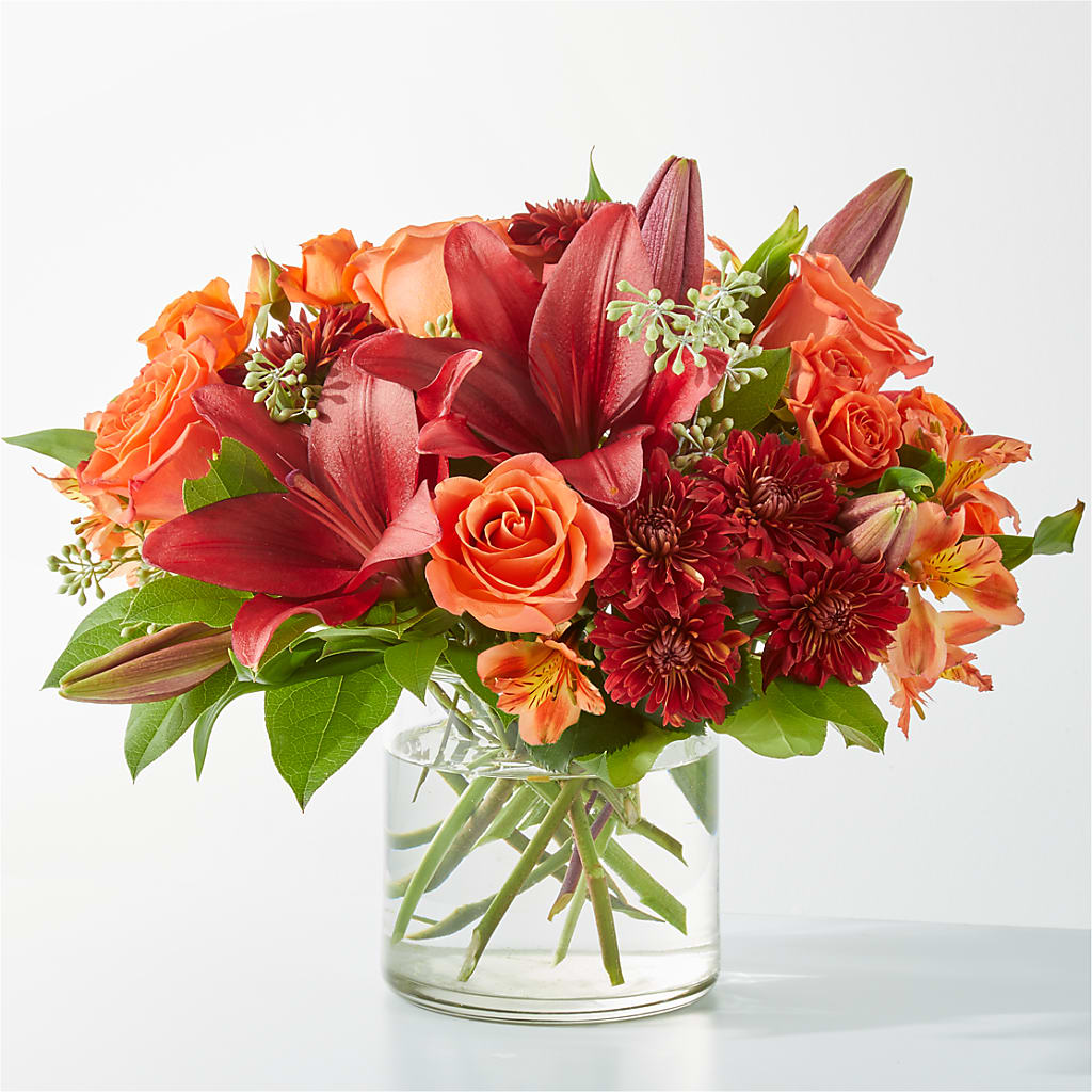 Crimson Leaves Bouquet – Flowers By Louise, Wasilla AK