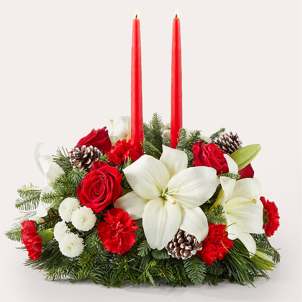 Seasonal Festivities Centerpiece – Flowers By Louise, Wasilla AK